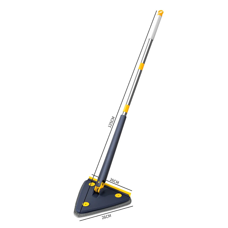 Mop rotativo 360 ° limpador de janela rotativo triangular limpeza mop chão vidro teto vassoura limpeza ferramenta limpa