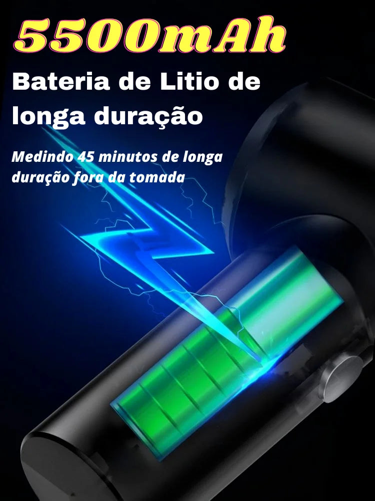 Mini Aspirador de Pó Sem Fio Recarregável USB Portátil Alta Potência para Carro Casa