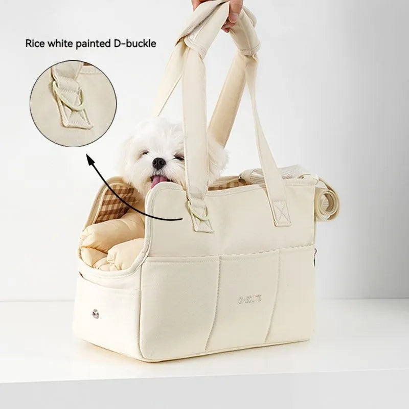 Bolsa de ombro portátil adequada para cães pequenos, cachorro, pet, gato,