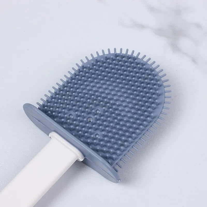 Conjunto Escova Sanitária De Silicone, Banheiro Organizado e Limpo