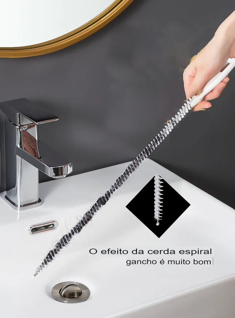 Tubo Flexível Escova De Dragagem, Dreno Limpador, Ferramenta Removedor De Tampão, Banheiro Cabelo Esgoto, Pia De Limpeza, Buracos.