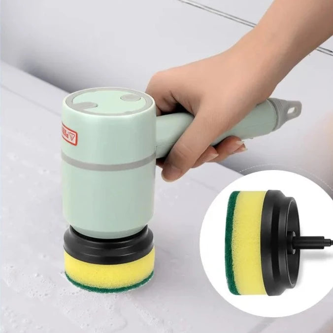 Escova De Limpeza Elétrica Multi-funcional Home USB Recarregável Elétrico Rotary Scrubber Eletrodomésticos Gadget De Limpeza.