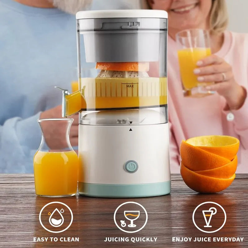 Espremedor de frutas multifuncional elétrico portátil, liquidificador de limão laranja, carregamento USB, espremedor fresco automático para cozinha