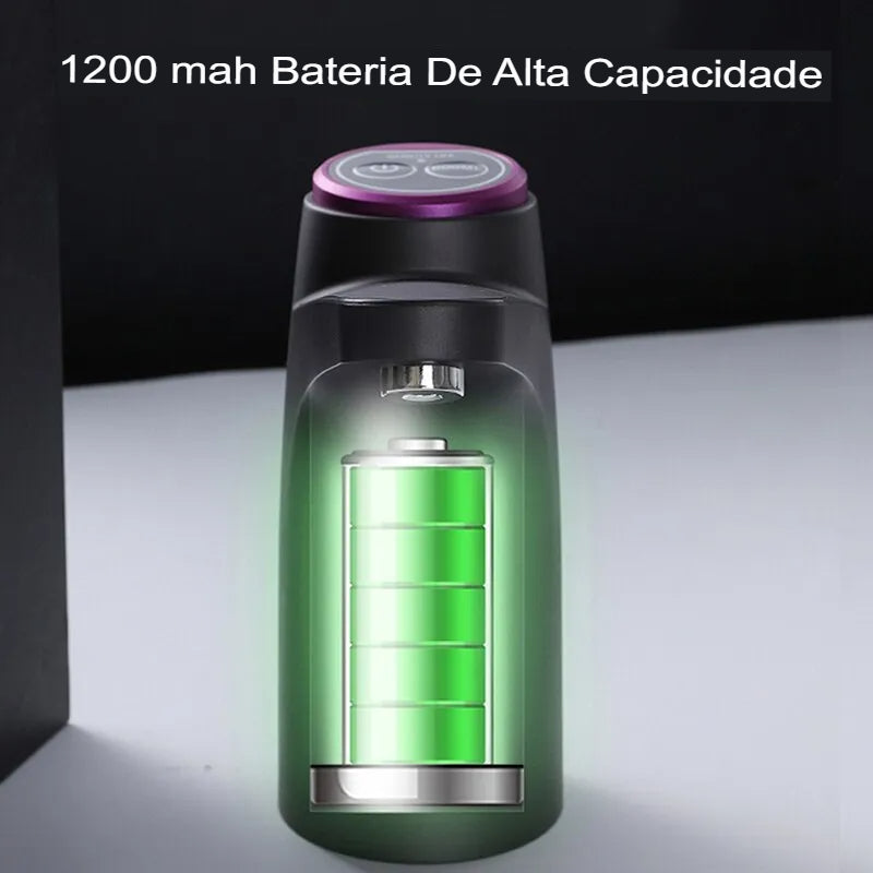 Bomba de água de barril elétrico sem fio, inteligente pressurizado, água purificada água automática dispensador, bomba tipo barril simples.