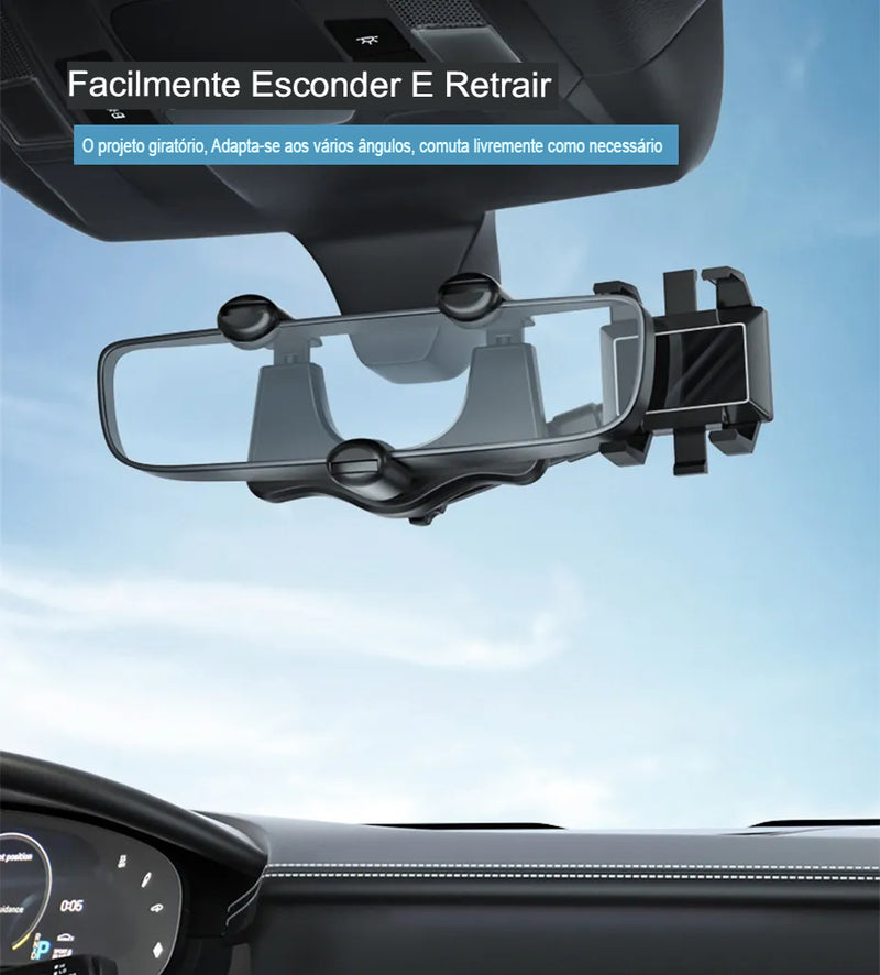 Suporte Para Carro No Retrovisor 360 graus Universal