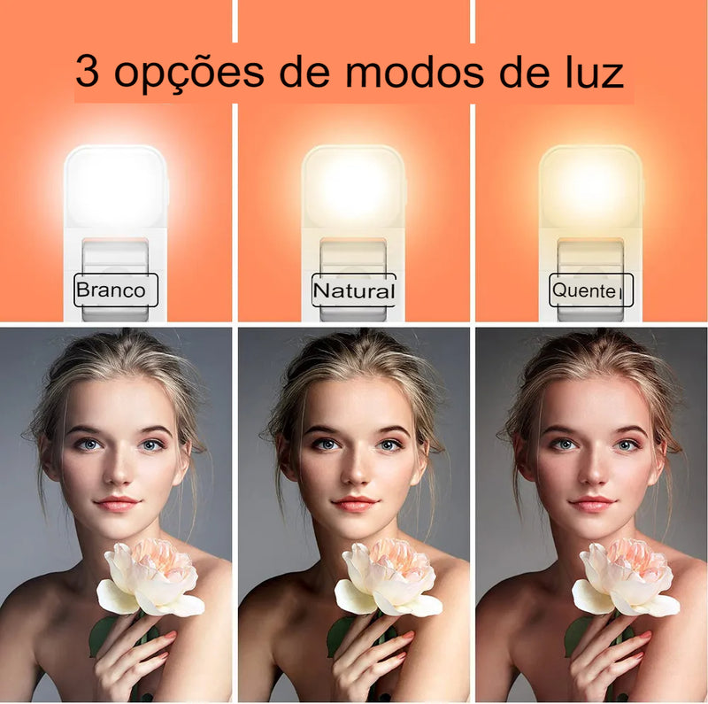 Dobrável sem fio Selfie Vara, Tripé portátil, Preencha o obturador de luz, controle remoto, Bluetooth, Android, iPhone, Smartphone